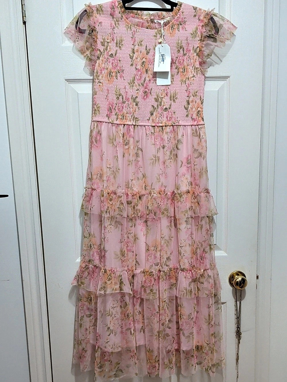 By The River Felicia Floral Tiered Maxi